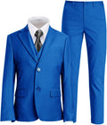 Boys Suit for Kids Tuxedo Suits for Wedding Formal Suit Set with Shirt