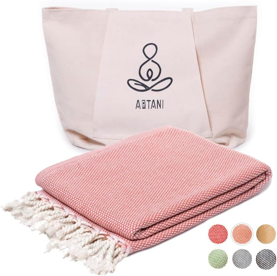 Quick-Dry Oversized Cotton Beach Towel by ATANI-Fast Dry!