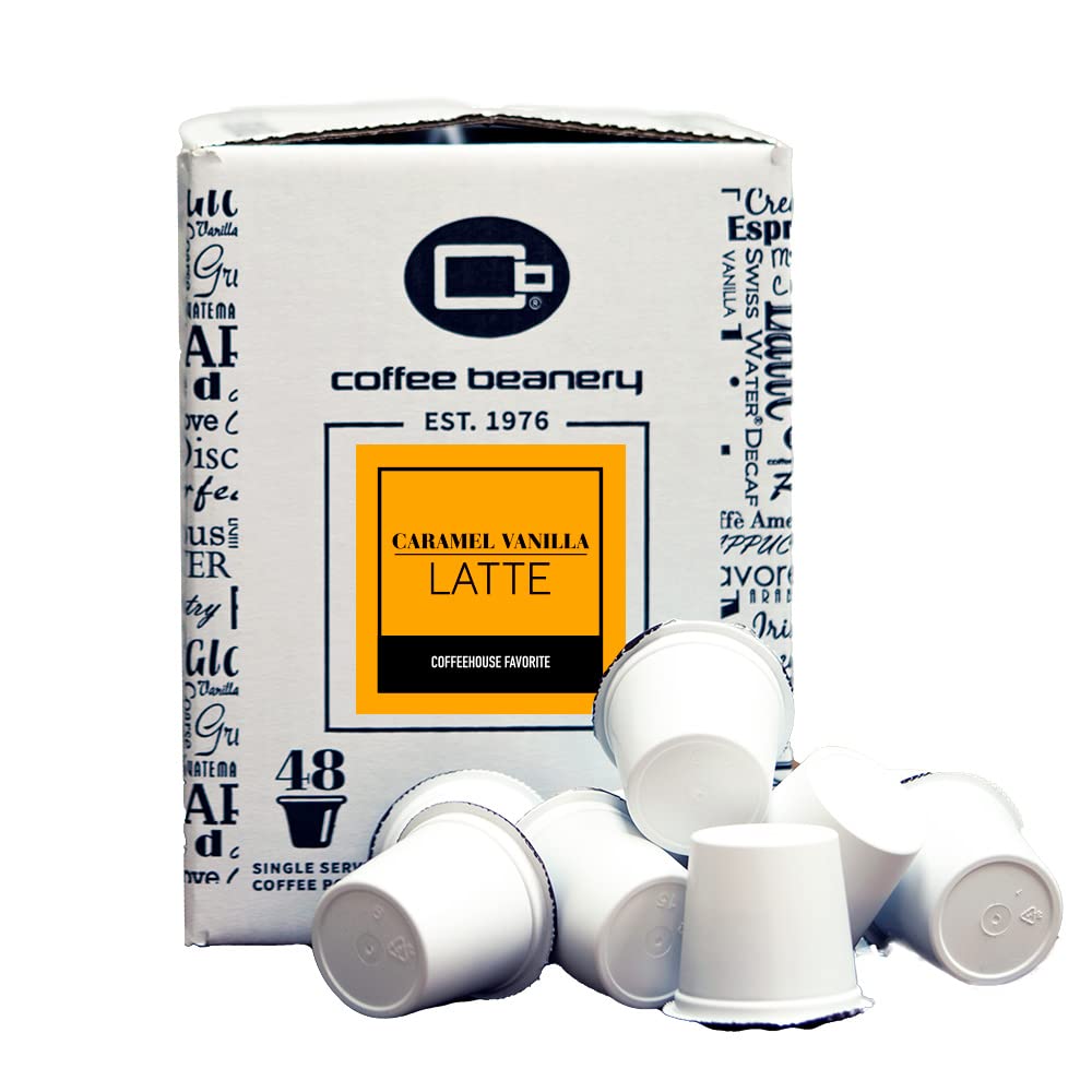 Caramel Vanilla Latte Coffee Pods - Delicious Medium Roast Brew
