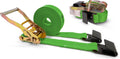 US Cargo Control Flat Hook Ratchet Straps 2 in x 30 ft (2-Pack)