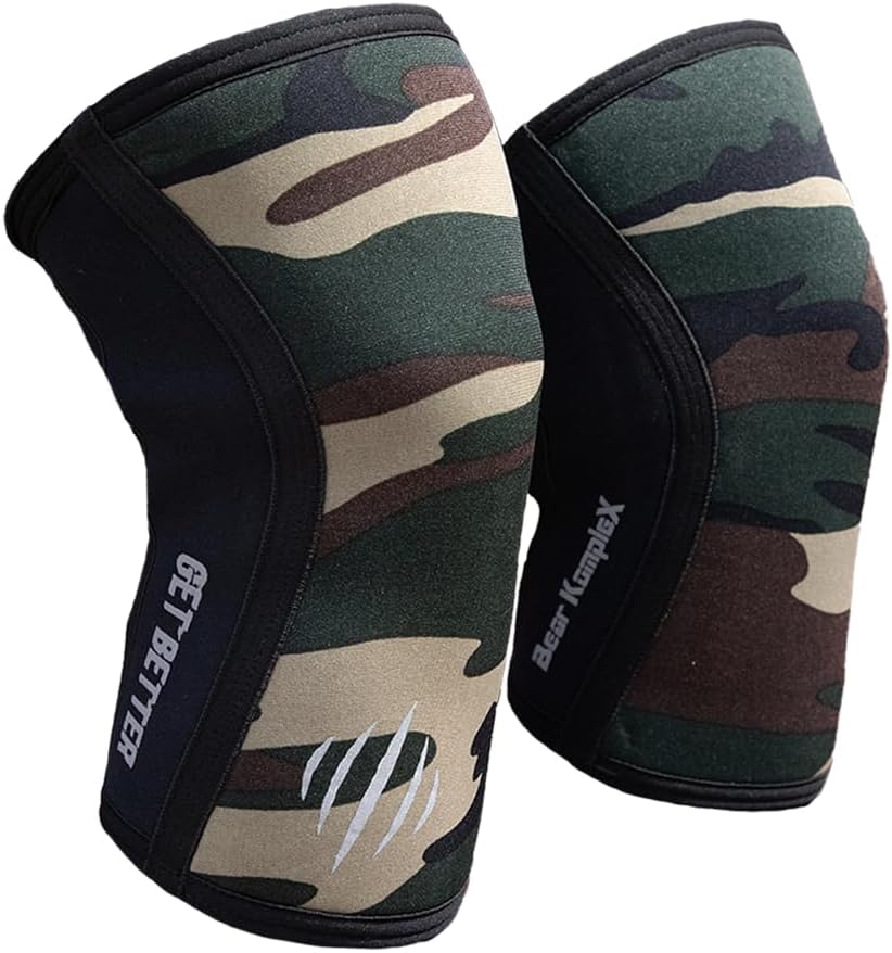 Bear KompleX Knee Sleeves for Weightlifting & Powerlifting Support