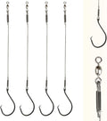 Fishing Catfish Circle Hooks Rig 50pcs - Pre-Rigged Leaders