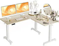 Triple Motor L Shaped Standing Desk 63 x 55 in - Corner Adjustable