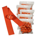 Disposable Tourniquet Pack of 500 - Single-Use 1 in x 18 in Orange