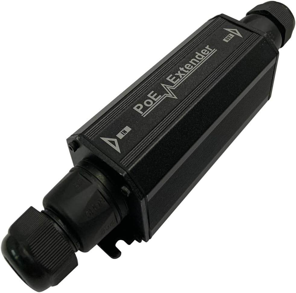 Gigabit PoE+ Extender for Outdoor Use - IP67 Waterproof Design