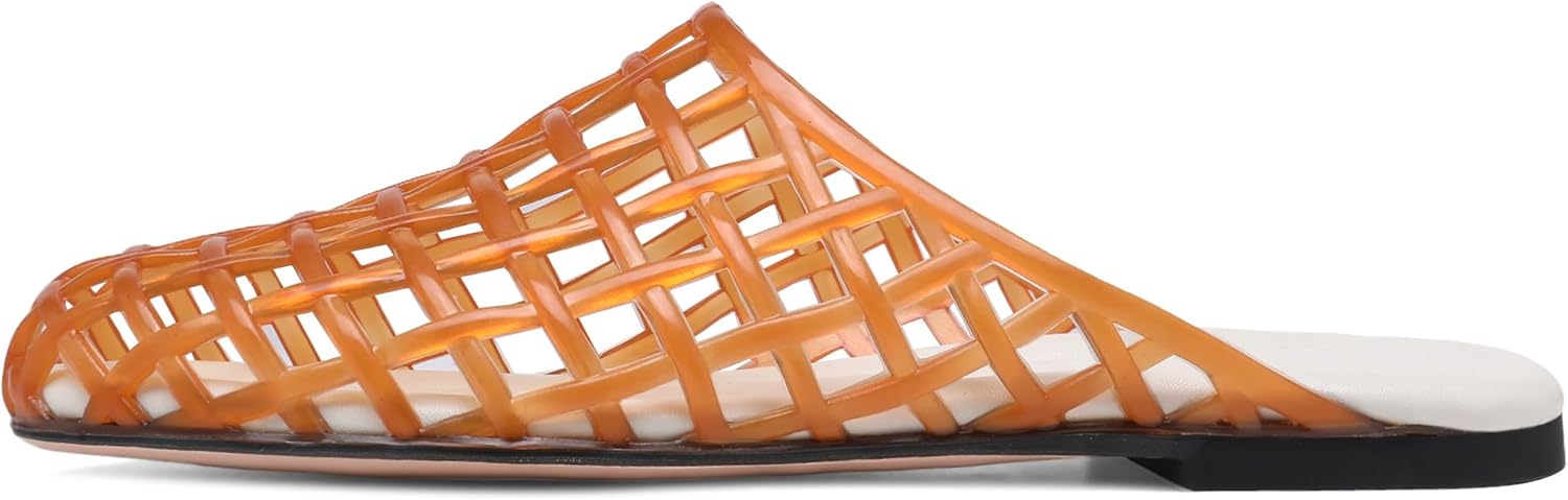 Clear Jelly Shoes for Women - Comfortable Slip-On Summer Sandals