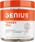Genius Turkey Tail Plant-Based Mushroom Supplement - Immune & Focus