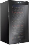Ivation 28 Bottle Compressor Wine Cooler Refrigerator - Dual Zone