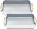 9x13 Rectangle Pan Duo White - Non-Toxic Ceramic Bakeware