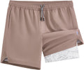 maamgic Gym Shorts for Men 7 in Inseam with Liner - Quick (Style 1GLK)