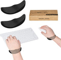 JIKIOU Ergonomic Dual Wrist Rest Set - Pain Relief & Support