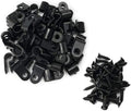 Cable Clamp R-Type Cable Clip 1/4in Nylon Screw Mounts - Wire