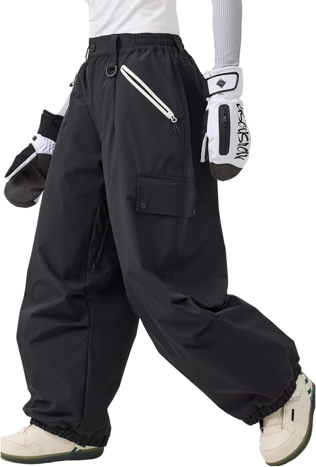 Baggy Ski Pants for Men and Women - Insulated and Waterproof