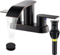 Waterfall Bathroom Sink Faucet 4 in Centerset - Oil Rubbed Bronze