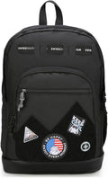 Big Student Laptop Backpack with Personalized Patches - 29L Comfort