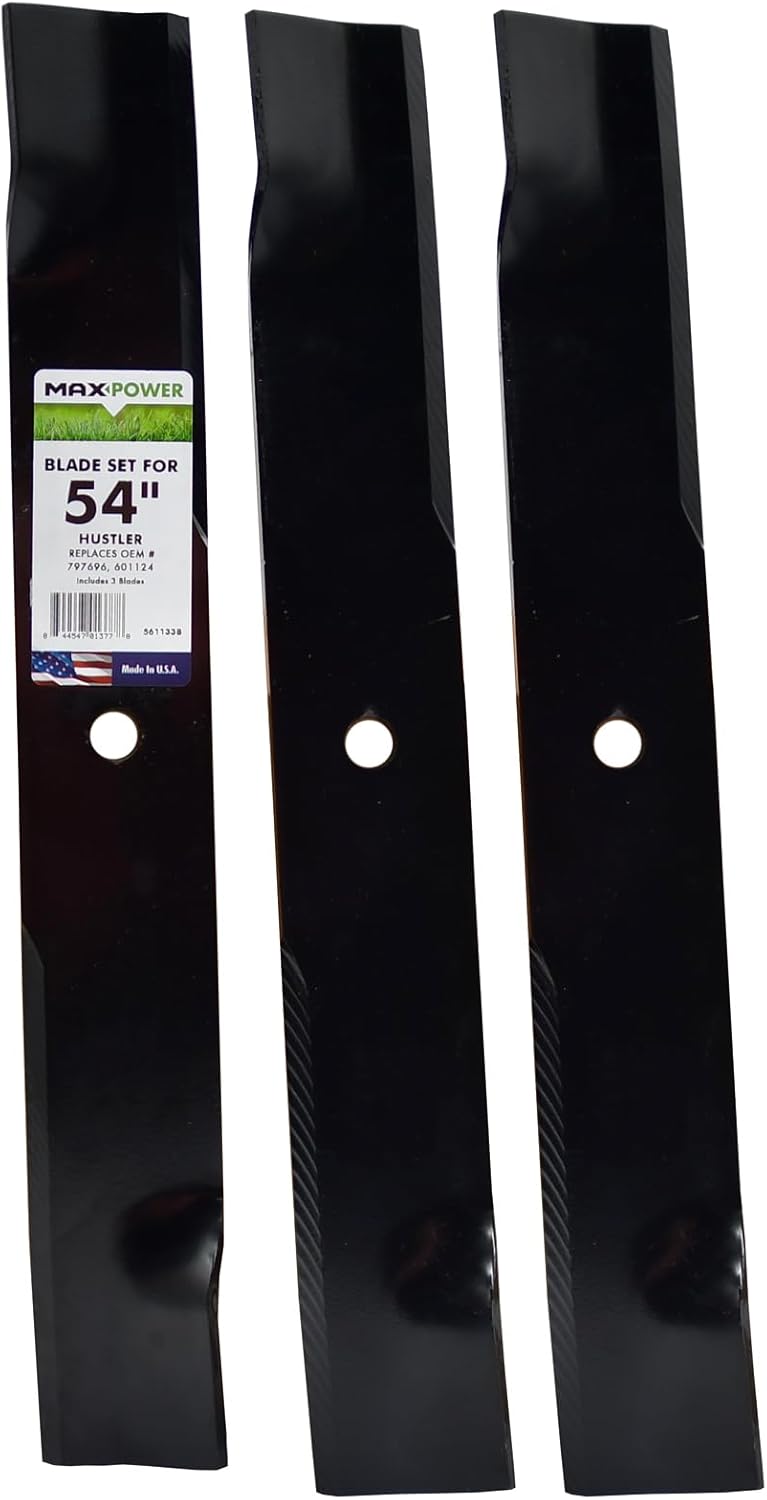 Maxpower 561133B Blades Set for 54 in. Hustler Mowers