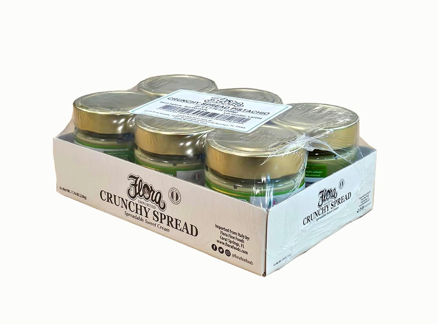 Flora Fine Foods Sweet Pistachio Crunchy Spread - Indulgent Treat