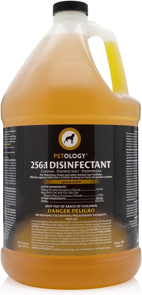 256:1 Disinfectant Liquid Concentrate for Veterinary Clinics