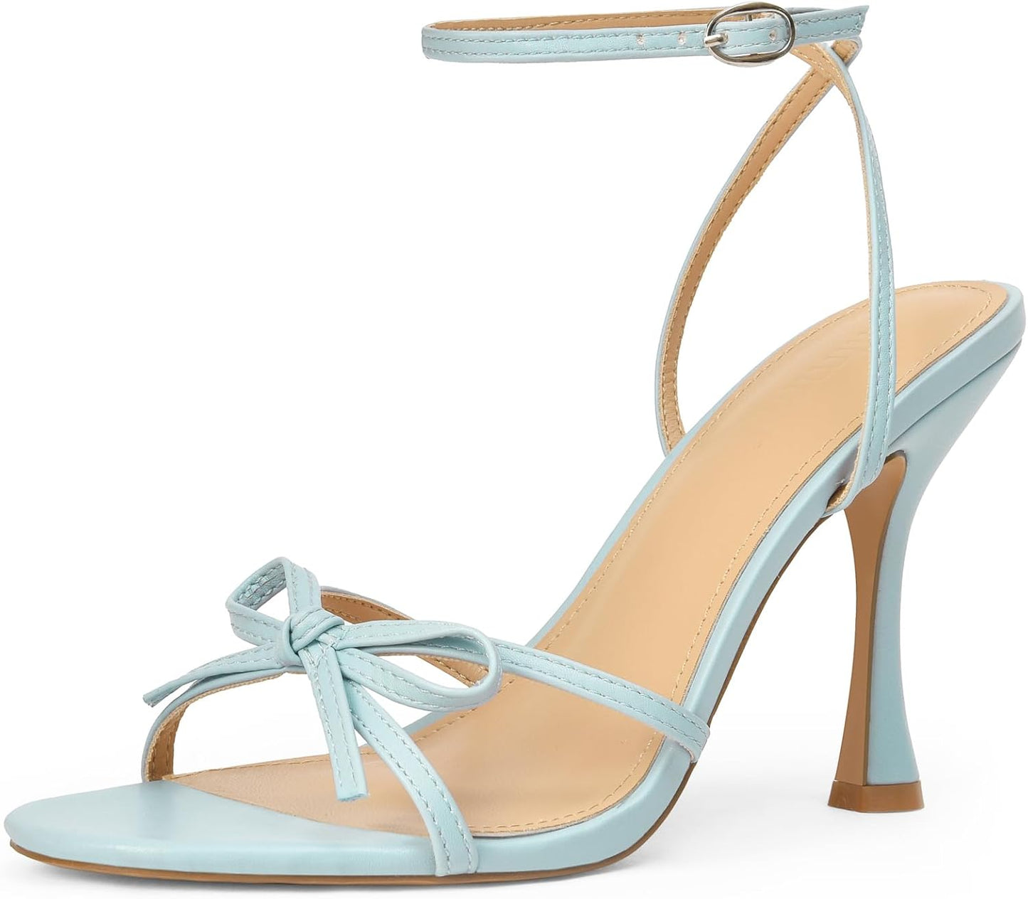 iiimmu Women's Bow Heels 4 IN Stiletto Sandals for Summer