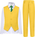 Boys Vest Set Formal Dress Suits Wedding Outfit Dresswear (Style 2K3Z)