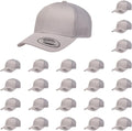 Classic Premium Mesh Retro Trucker Cap for Men - Mid Profile Snapback