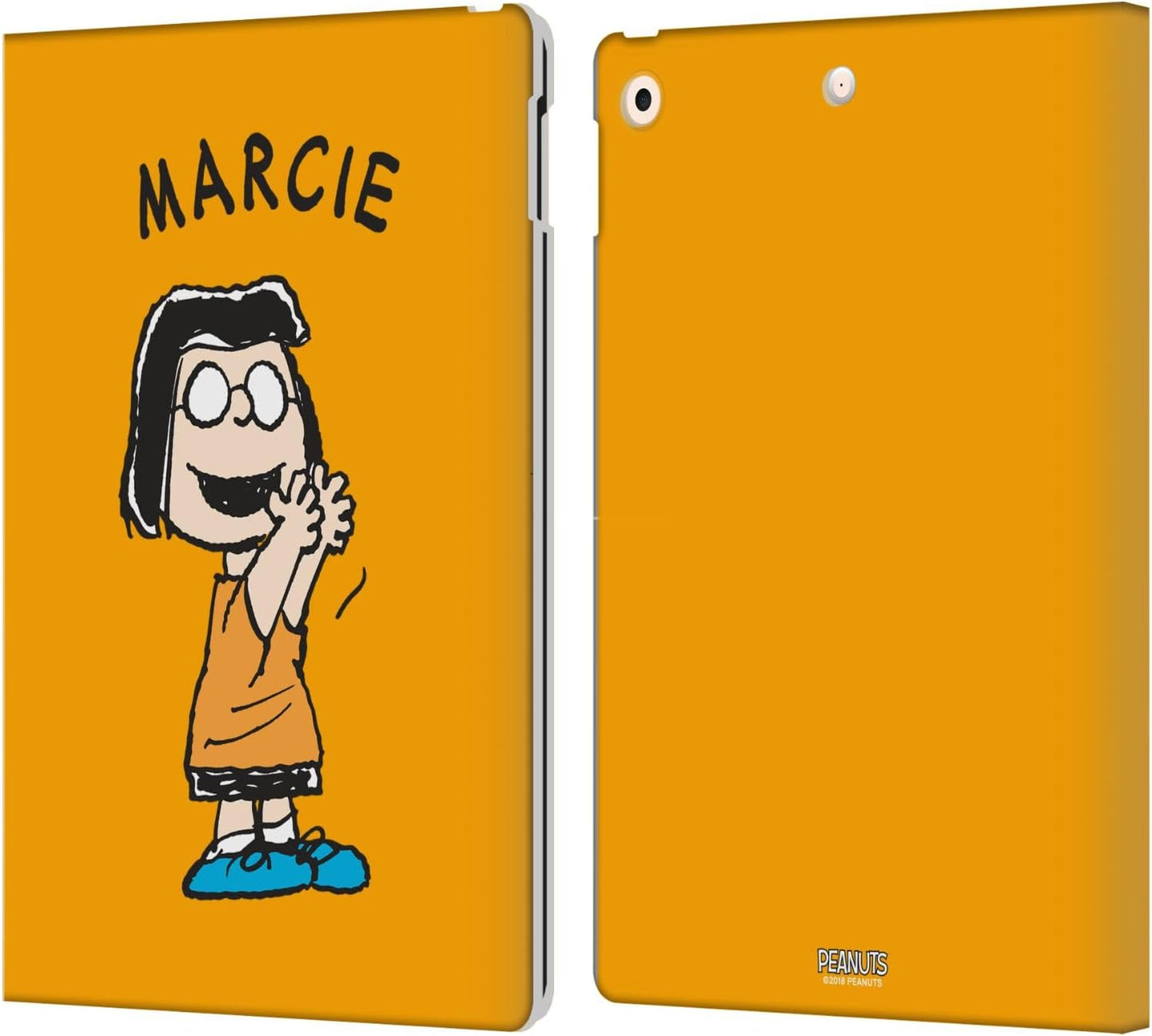 Peanuts Marcie Characters Leather Wallet Case for iPad 10.2