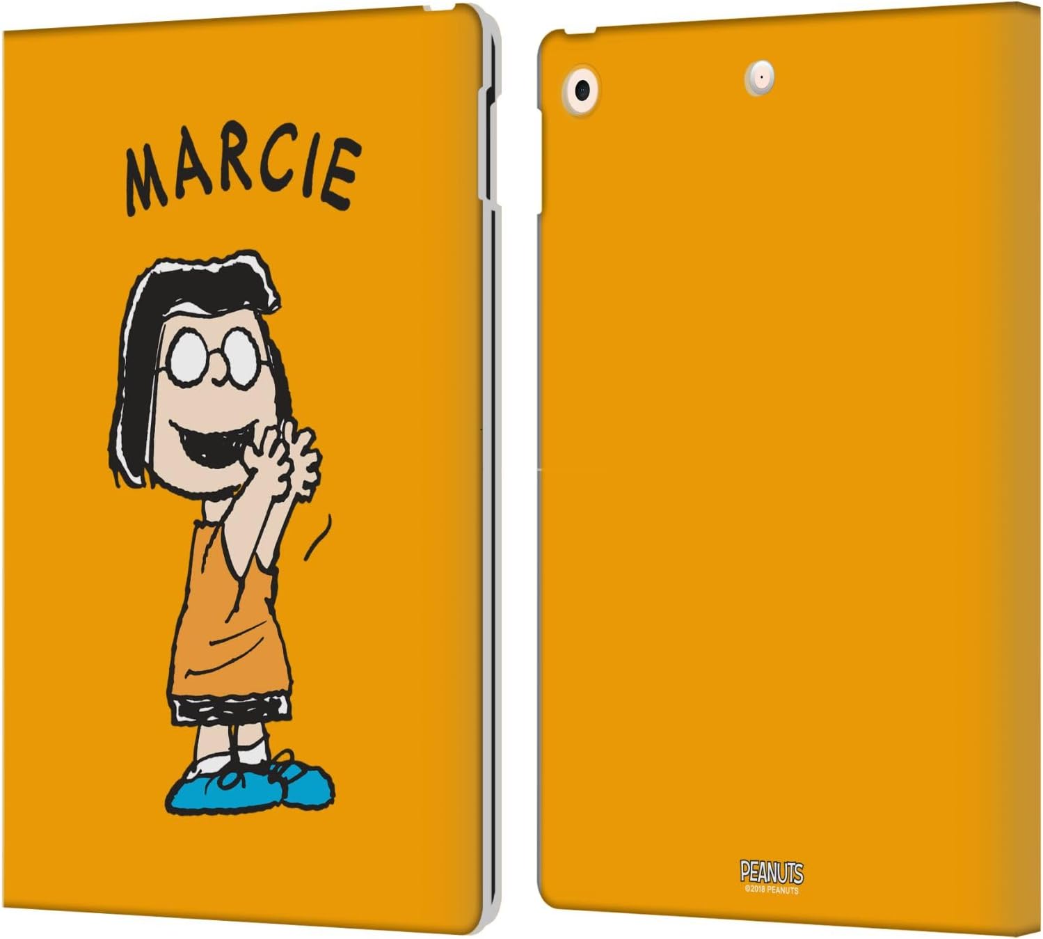 Peanuts Marcie Characters Leather Wallet Case for iPad 10.2