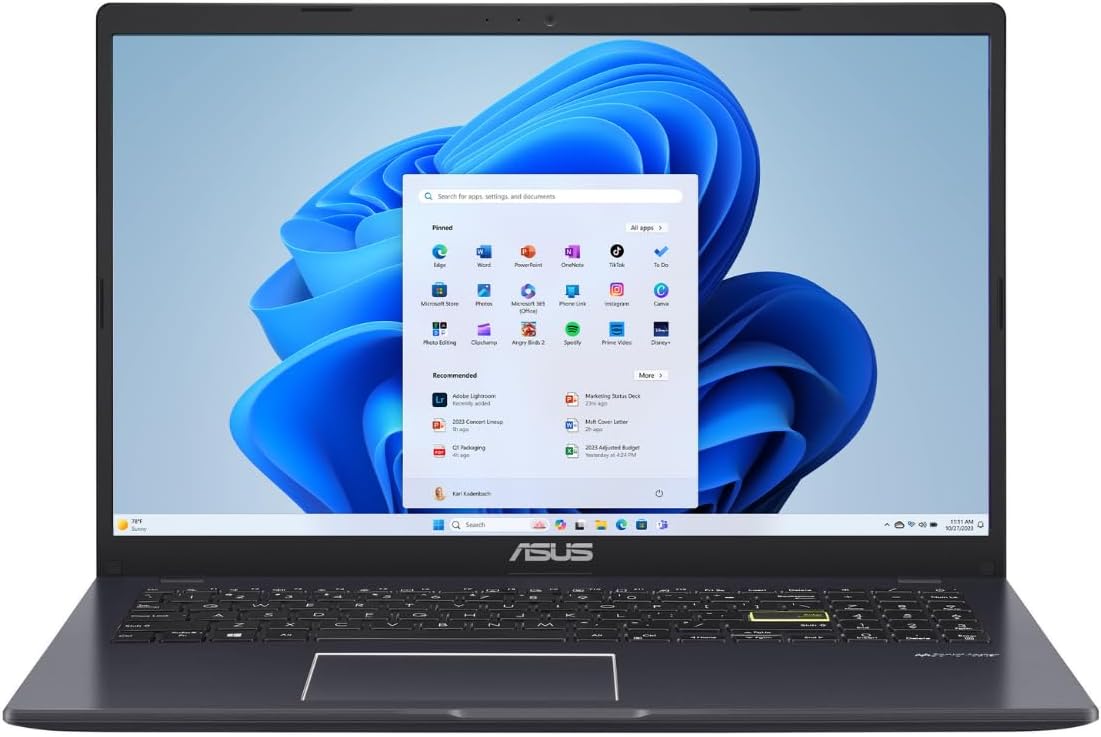 ASUS 15.6 Vivobook Go Slim: Lightning-Fast Performance!