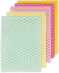 Olivia tree Dish Washing Net Cloths 5PCS - Non Scratch Quick Dry