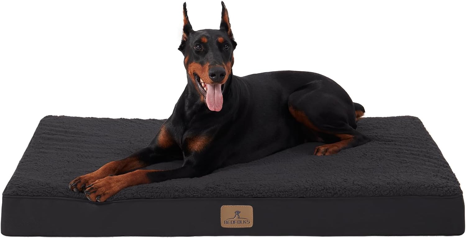 Orthopedic Dog Bed for Jumbo Dogs - Egg Foam Comfort Mat