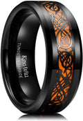 King Will Men's Dragon Celtic Tungsten Ring - Durable Celtic Dragon