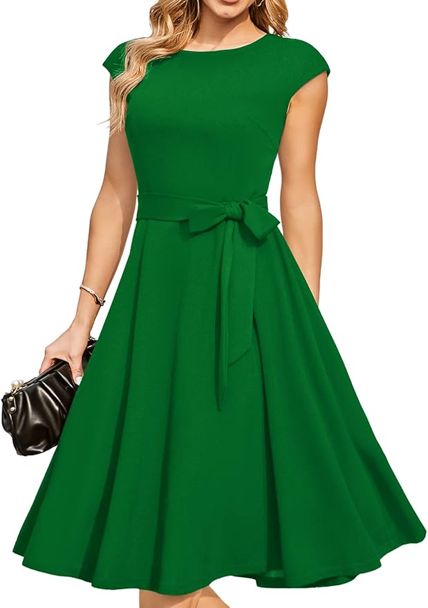 DRESSTELLS Modest Wedding Guest Dress for Summer Events