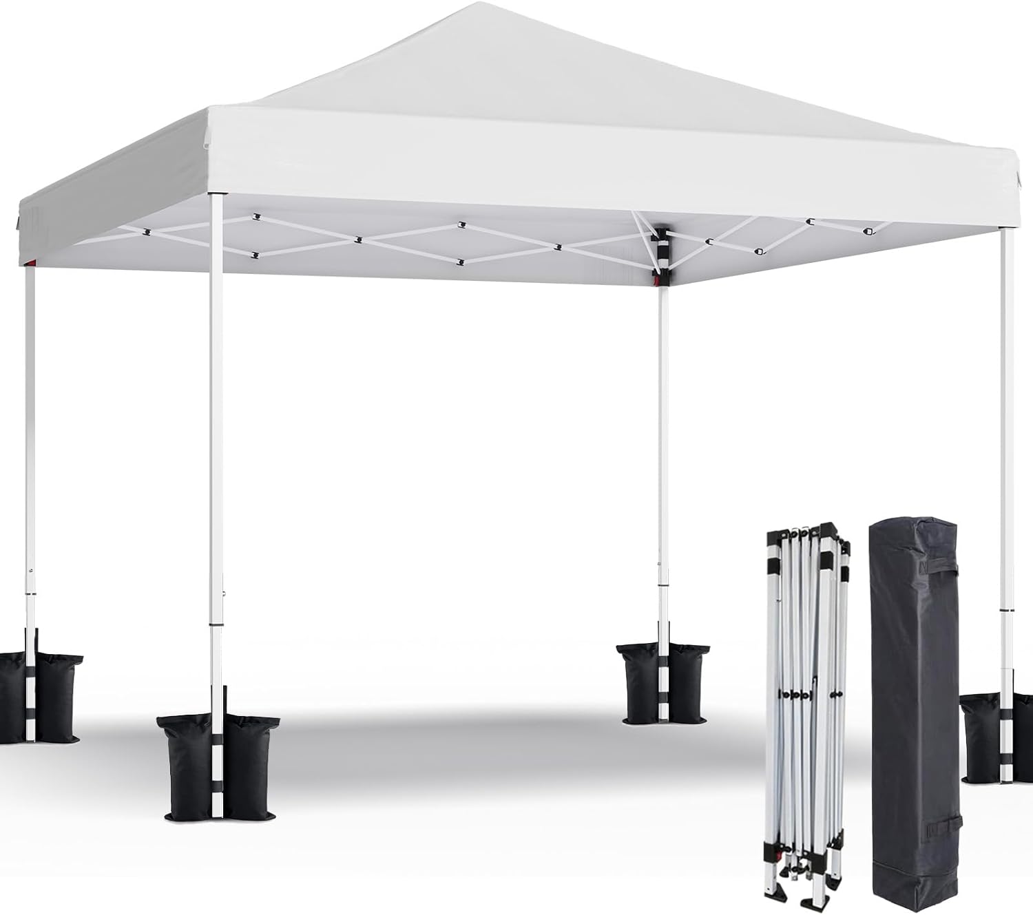 Shades 10x10 Pop Up Canopy for Outdoor Events and Camping