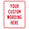 Custom Sign Personalized Metal Sign 24x30 in - Weather Resistant
