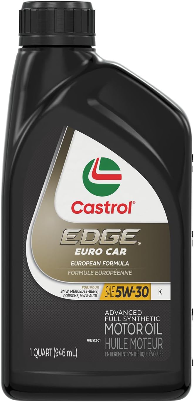 Castrol EDGE Euro 5W-30 K Full Synthetic Motor Oil, 6 Quarts