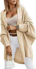 Oversized Cardigans for Women Long Open Front Batwing Sweater - Cozy