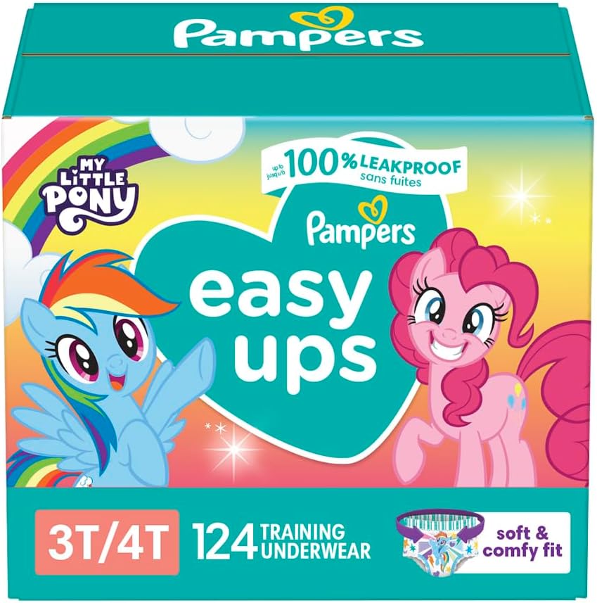 Pampers Easy Ups Training Pants for Boys & Girls - Size 3T-4T