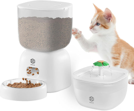 Convenient Automatic Pet Feeder & Water Fountain - HX HECLX