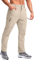 Pudolla Men's Lightweight Hiking Pants with 7 Pockets - Quick