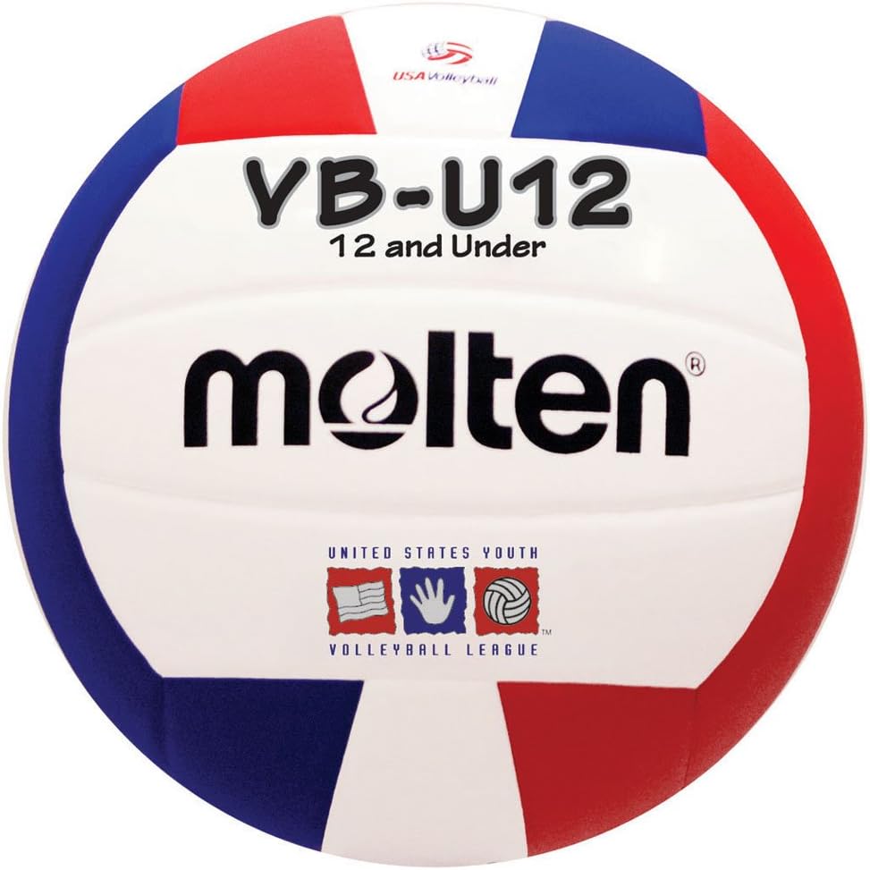 Molten VBU12 Light Volleyball for Young Players - Soft & Durable