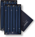 Colonial Candle Unscented Indigo Taper Candles 10 in Pack of 12