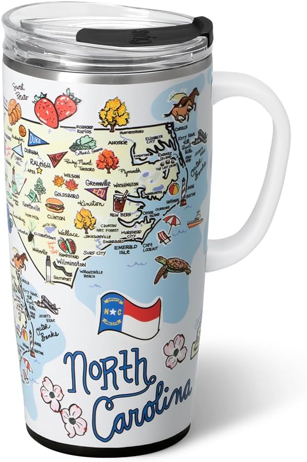 Swig Life 22oz Travel Mug: Insulated Tumbler with Handle