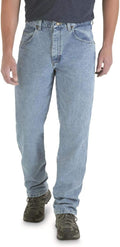 Wrangler Men's Big Rugged Wear Stretch Jean - Durable Cotton Comfort