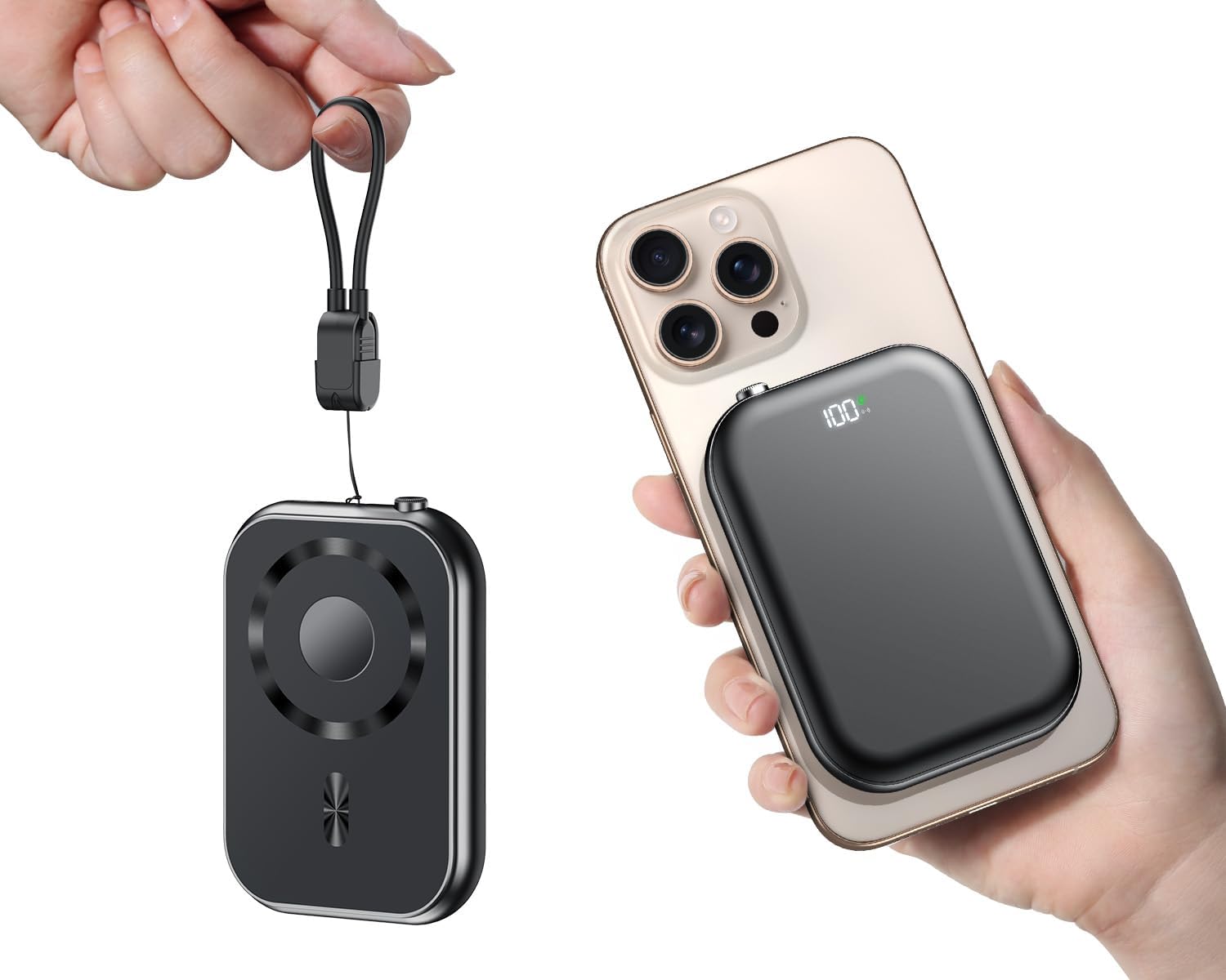 10,000mAh Magnetic Power Bank for iPhone and Apple Watch