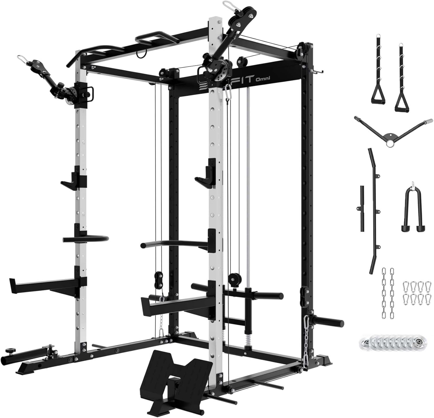 Ultimate Home Gym Power Rack with Cable System