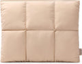 Comfyable Puffy Laptop Sleeve 13 in 14 in Sand - Quilted Puffer Case