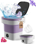 Portable Mini Washer & Dryer Combo - 13L Capacity, Perfect for Travel!