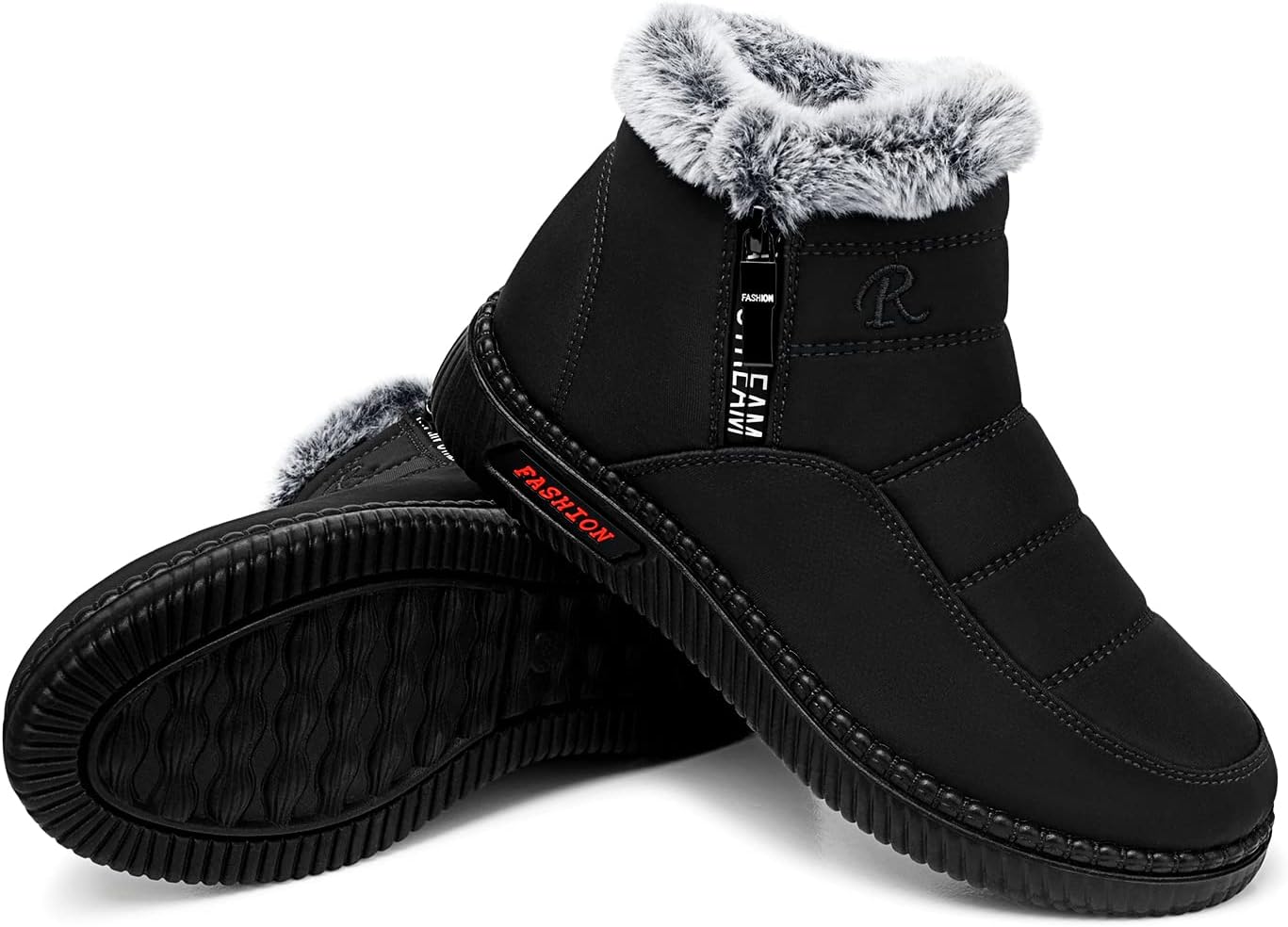 TEMOFON Womens Snow Boots: Warm, Waterproof Ankle Boots
