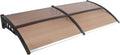 Window Awning Door Canopy 80in x 40in - Polycarbonate Door Canopy