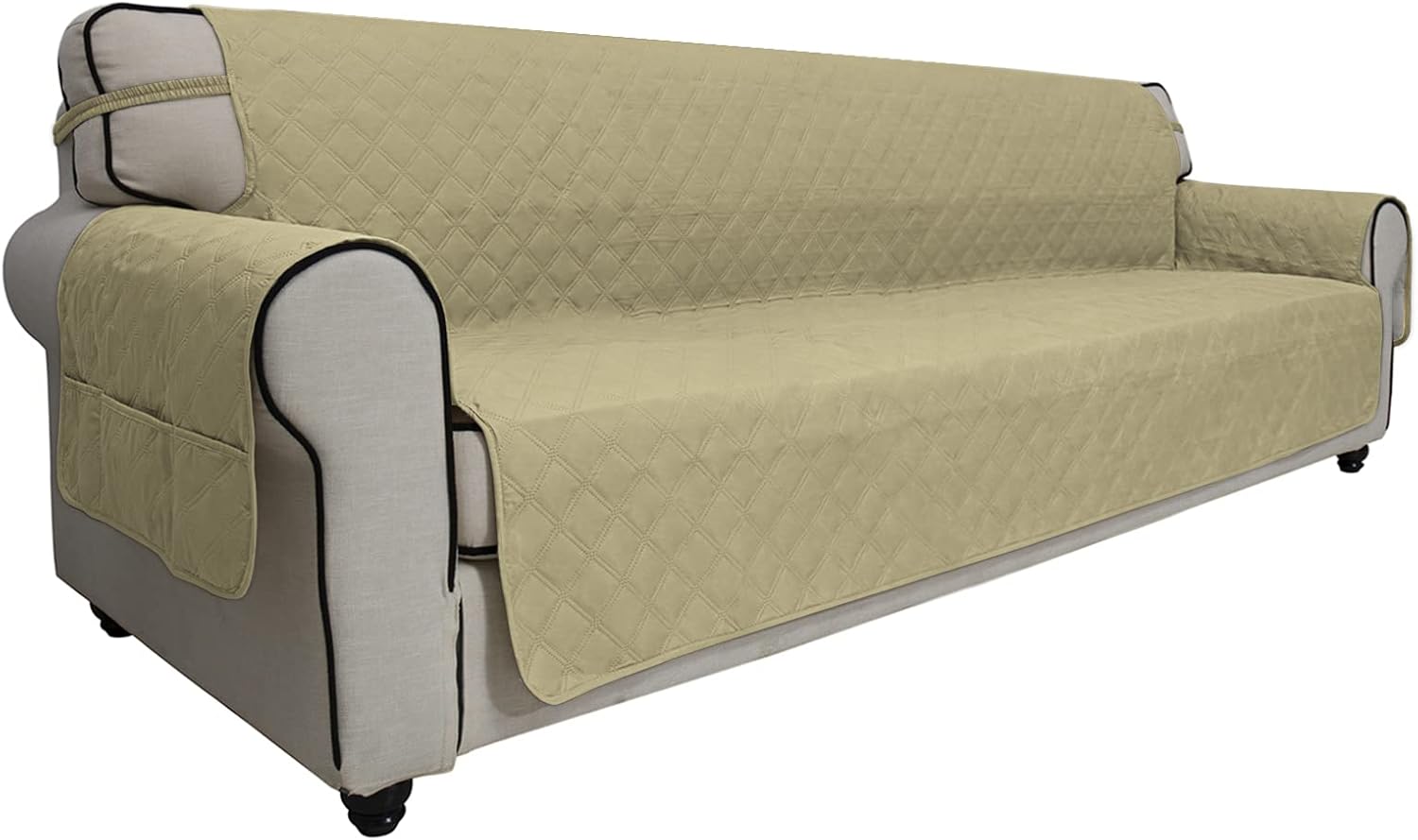 Waterproof Sofa Cover for 4 Cushion Couch - Easy-Going Slipcover